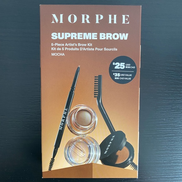 MORPHE SUPREME BROW 5-PIECE ARTIST'S BROW KIT - MOCHA - Picture 4 of 5